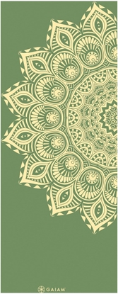 Picture of Gaiam GAIAM MATA DO JOGI OLIVE HAZE MANDALA 6 MM 67308