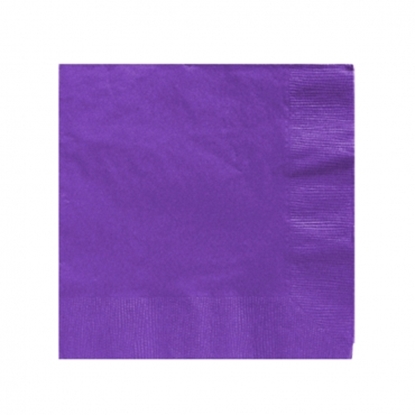 Picture of Galda salvetes, 24x24cm, 1-kārt., (100gab), violetas
