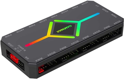 Picture of Gamemax  V4.0 ARGB PWM HUB BK  Hub for Gaming Chassis