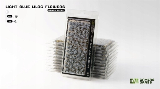 Picture of Gamers Grass : Light Blue Lilac Flowers