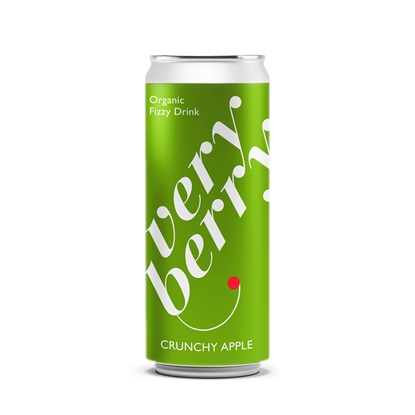 Изображение Gāzēts dzēriens VERY BERRY Crunchy Apple, bundžā, 0.33l (DEP)