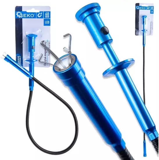 Изображение Geko Chwytak LED elastyczny magnetyczny pazurkowy (apka) 60cm (25/100)