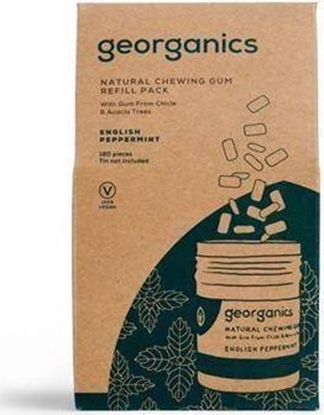 Picture of Georganics Naturalna guma do ucia, English Peppermint, 180 gum
