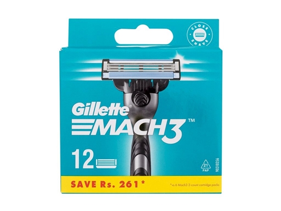 Picture of Gillette Mach3 Replacement blade 12pc / XXL