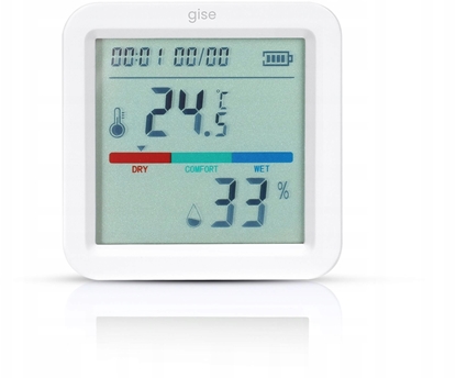 Picture of Gise GISE Smart Czujnik temperatury i wilgotnoci Wi-Fi | Tuya | GTHS-WF-02