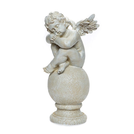 Picture of Glov STATUE SLEEPING ANGEL ON GLOBE