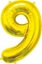 Picture of GoDan Balon foliowy B&C Cyfra 9 zota 85cm BC-HZL9