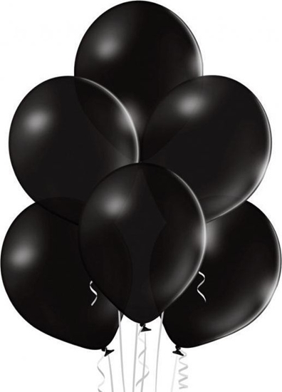 Picture of GoDan Balony pastelowe czarne 30cm 100szt