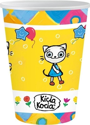 Picture of GoDan Kubeczki papierowe Kicia Kocia 250ml 6szt