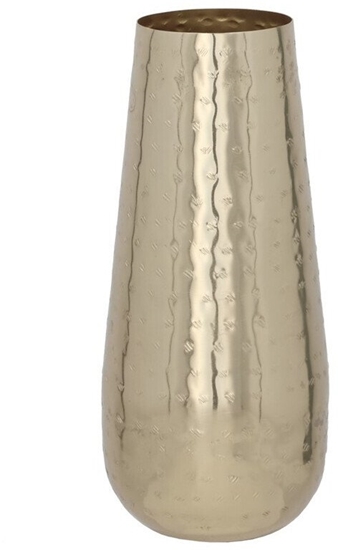 Изображение Golden Decorative Vase, 9 x 9 x 20 cm, DECORLIFE