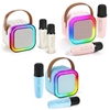 Picture of Gonik Blackmoon K12 Bluetooth Karaoke skrzynka z 2 mikrofonami RGB (Mix colors) K12 Mix (9202318424238)