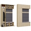 Изображение Goodhome Garderoba HAGA III/1Sz2W DB SONOMA + 2x Wieszak