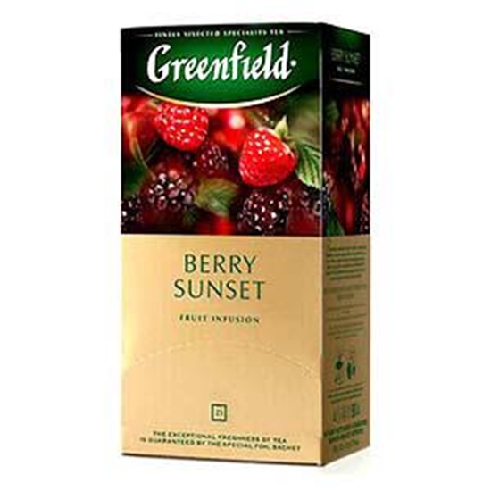 Изображение GREENFIELD Berry Sunset zāļu tēja 25x2g.