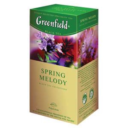 Picture of GREENFIELD Spring Melody melnā tēja 25x1,5g