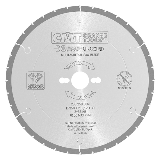 Изображение Griešanas disks kokam CMT 235; 300x2,5x30; Z44; 10°