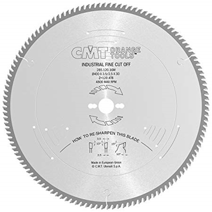 Изображение Griešanas disks kokam CMT 285; 400x3.5x30; Z120; 10°