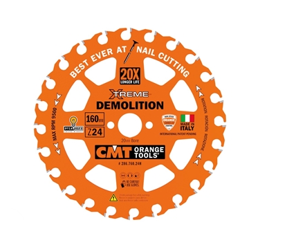 Изображение Griešanas disks kokam CMT 286.790.24M; 190x30 mm; Z24; 5°