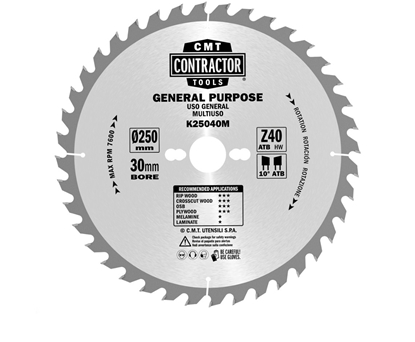 Изображение Griešanas disks kokam CMT K16040H; 160x20 mm; Z40; 10°