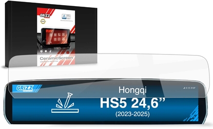 Picture of GrizzGlass Folia ceramiczna GrizzGlass CarDisplay Protection do Hongqi HS5 24,6" (2023-2025)
