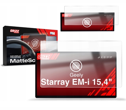 Изображение GrizzGlass Folia matowa GrizzGlass CarDisplay Protection do Geely Starray EM-i 15,4" (2025-2026) [2w1]
