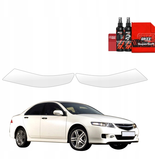 Picture of GrizzGlass Folia ochronna na lampy BodyShield do Honda Accord 7 Facelift (2005-2007) [2w1]