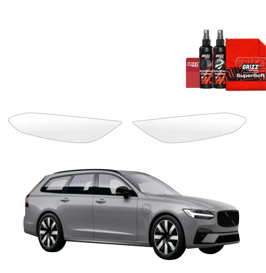 Picture of GrizzGlass Folia ochronna na lampy GrizzGlass BodyShield do Volvo V90 (2021-2025) [2w1]