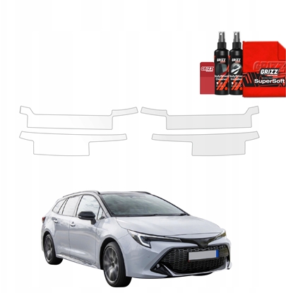 Attēls no GrizzGlass Folia ochronna na progi GrizzGlass BodyShield do Toyota Corolla Kombi (2019-2022) [4w1]