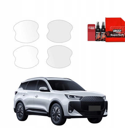 Attēls no GrizzGlass Folia ochronna pod klamki GrizzGlass BodyShield do Chery Tiggo 7 (2025-2026) [4w1]