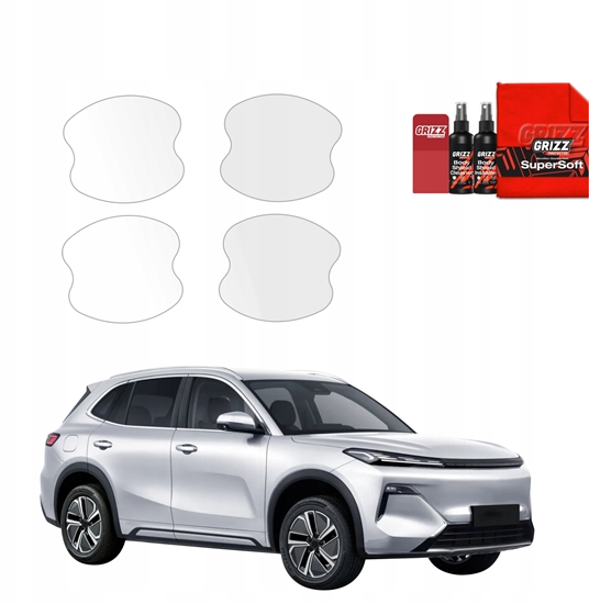 Picture of GrizzGlass Folia ochronna pod klamki GrizzGlass BodyShield do Geely Starray EM-i (2025-2026) [4w1]