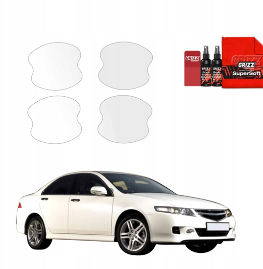Picture of GrizzGlass Folia ochronna pod klamki GrizzGlass BodyShield do Honda Accord 7 Facelift (2005-2007) [4w1]