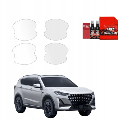Attēls no GrizzGlass Folia ochronna pod klamki GrizzGlass BodyShield do Jetour X70 Plus (2025-2026) [4w1]