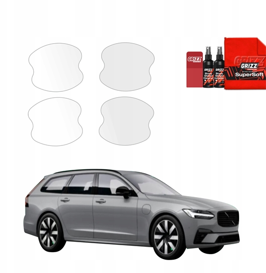 Picture of GrizzGlass Folia ochronna pod klamki GrizzGlass BodyShield do Volvo V90 (2021-2025) [4w1]