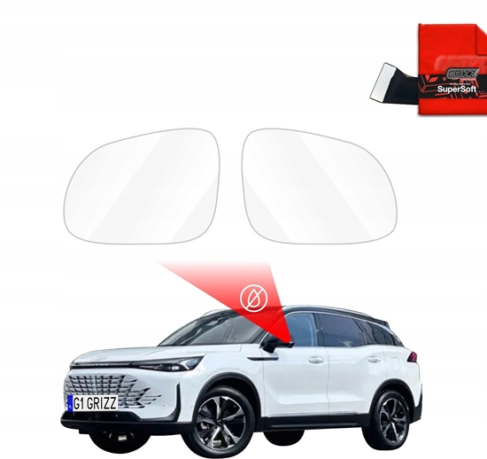 Picture of GrizzGlass Folia przeciwdeszczowa na lusterka GrizzGlass ZeroDrop do BAIC BEIJING 7 (2024-2026)