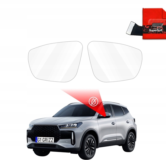 Picture of GrizzGlass Folia przeciwdeszczowa na lusterka GrizzGlass ZeroDrop do Chery Tiggo 4 (2025-2026)