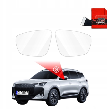 Attēls no GrizzGlass Folia przeciwdeszczowa na lusterka GrizzGlass ZeroDrop do Chery Tiggo 7 (2025-2026)