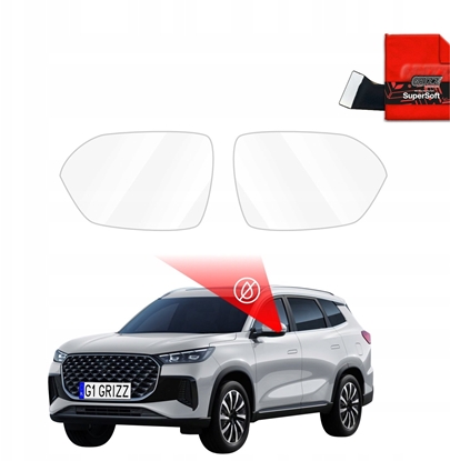 Attēls no GrizzGlass Folia przeciwdeszczowa na lusterka GrizzGlass ZeroDrop do Chery Tiggo 8 (2025-2026)