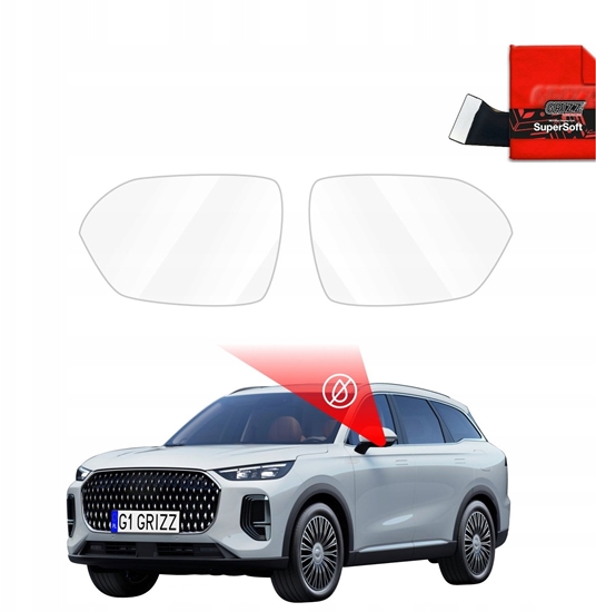Picture of GrizzGlass Folia przeciwdeszczowa na lusterka GrizzGlass ZeroDrop do Chery Tiggo 9 (2025-2026)