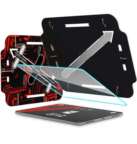Изображение GrizzGlass Szko hybrydowe GrizzGlass HybridGlass Easy do Apple iPad Air 13" 2024 / 13" 2025 / 13" 2026