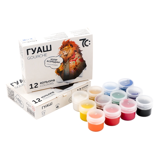 Изображение Guaša GAMMA, 12 gab., 16ml