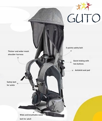 Picture of Guto GUTO HIKING RAM SPORTOWE NOSIDO TURYSTYCZNE GREY, EAN 5906667740776