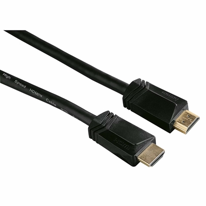Изображение Hama 00122105 High Speed HDMI Cable, plug - plug Ethernet gold-plated 3m