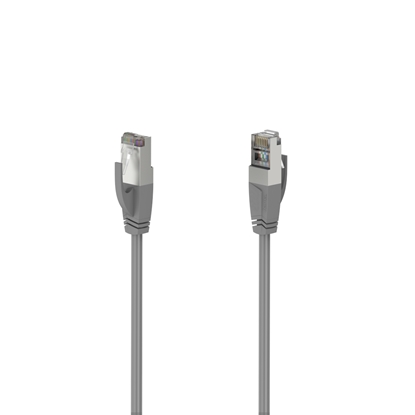 Picture of Hama 00200669 CAT5e Patch Cable, F/UTP Shielded, 3 M, Grey