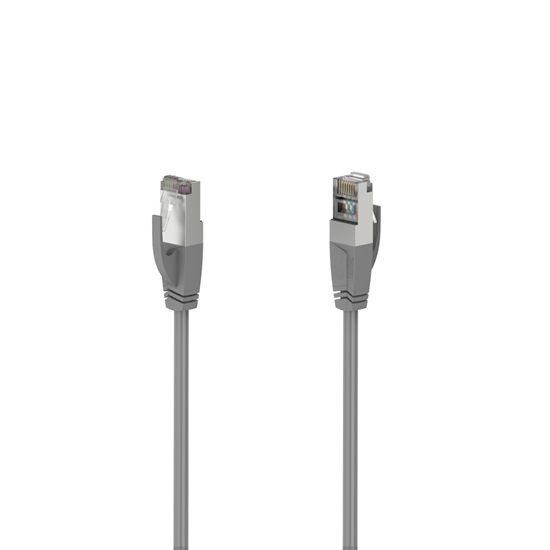 Picture of Hama 00200669 CAT5e Patch Cable, F/UTP Shielded, 3 M, Grey