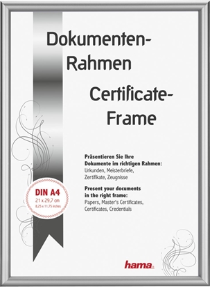 Attēls no Hama RAMKA ALUMINIOWA 21X29.7 CM, POLISTYREN, SREBRNA