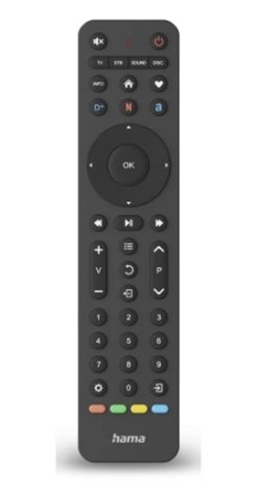 Picture of Hama UNIVERSAL TV REMOTE CONTROL INFRA-RED FOR 4 DEVICES Black
