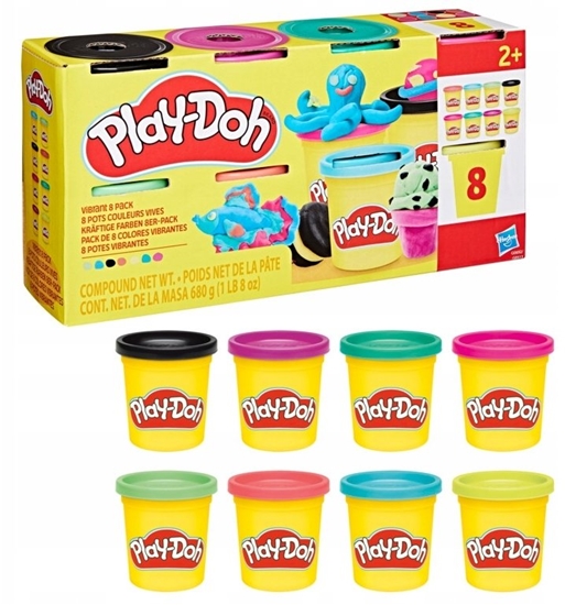 Picture of HAS Play-Doh 8 Pack 680 g - Vibrant