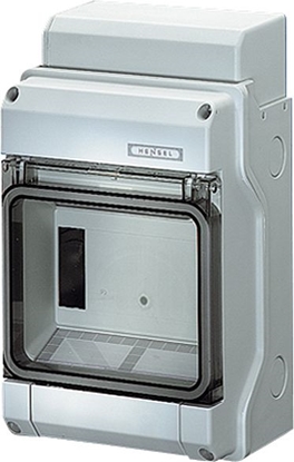 Attēls no Hensel Rozdzielnica moduowa natynkowa KV 1 x 6 moduów IP 65 bez zacisków KV 8106 (6100623)