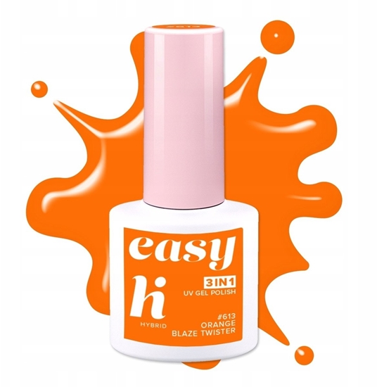 Picture of Hi Hybrid HI HYBRID Easy 3w1 Lakier hybrydowy nr. 613 Orange Blaze Twister 5 ml