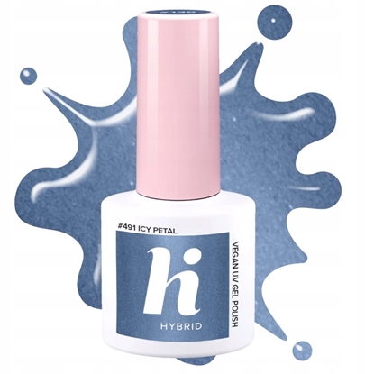 Attēls no Hi Hybrid HI HYBRID Frosted Fairytale Lakier hybrydowy 491 Icy Petal 5 ml
