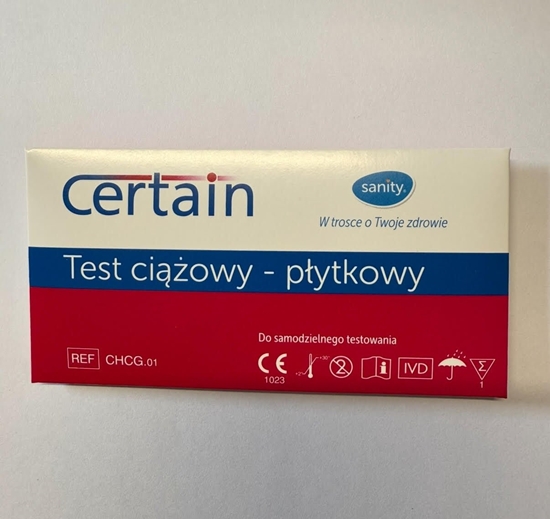 Изображение HYDREX SANITY_Certain test ciowy pytkowy 1 test